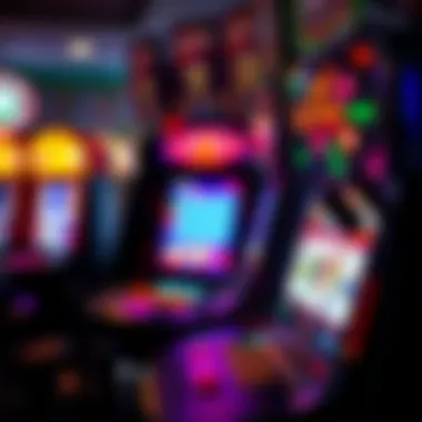 Exciting Game in Progress: Video Poker Action Close-up view of a video poker machine screen displaying a game in progress