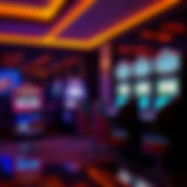 Luxurious Home Video Poker Experience An elegant home video poker setup with a stylish machine and ambient lighting