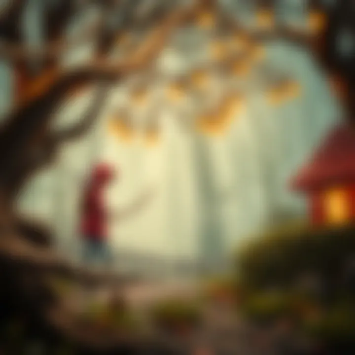 Connection Between Fairy Tales and Modern Gaming An illustrative comparison of classic fairy tales and modern gaming themes highlighting their interconnectedness.