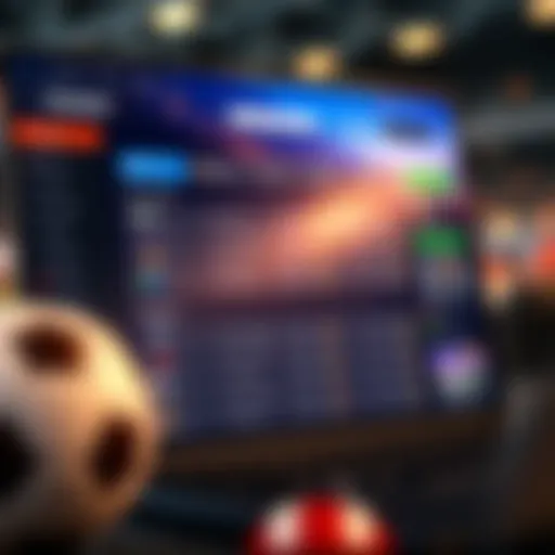 User interface of Fanduel platform showcasing betting options