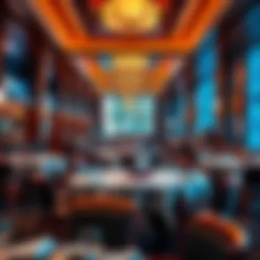 Luxurious dining space showcasing fine cuisine