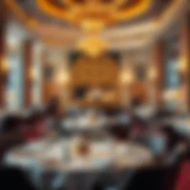 Culinary Excellence at the Imperial Palace Elegant dining setting at the Imperial Palace, featuring an exquisite culinary experience