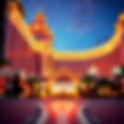 Exterior view of the Imperial Palace Hotel and Casino showcasing its iconic architecture