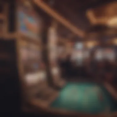 Classic Casino Games in Las Vegas An artistic representation of classic casino games in action