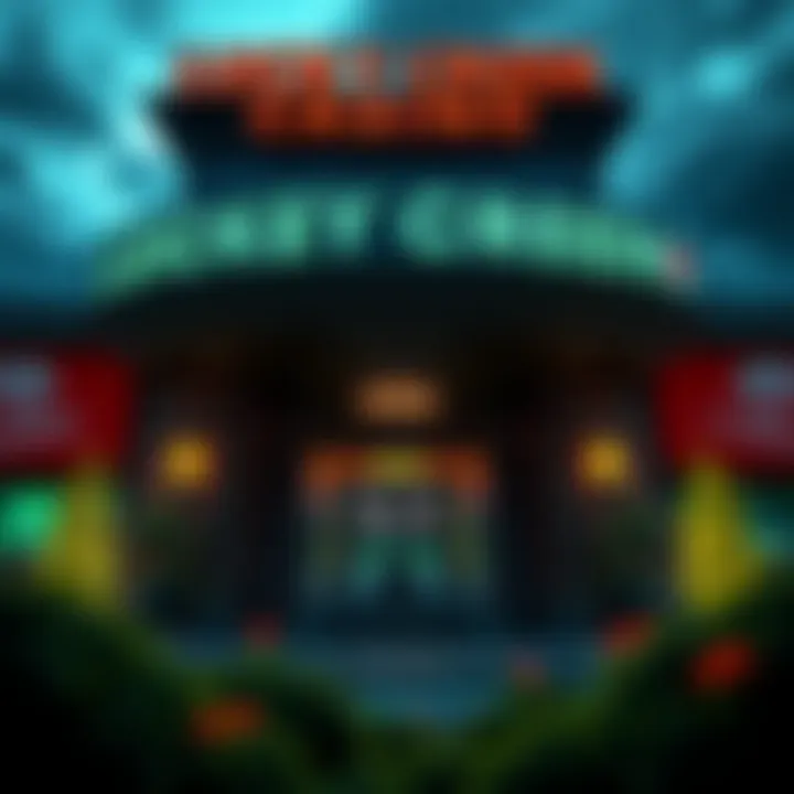 Inviting Entrance to Lucky Creek Casino Entrance of the Lucky Creek Casino