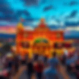 Panoramic view of Lucky Creek Casino