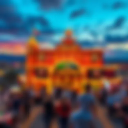 Stunning Panoramic View of Lucky Creek Casino Panoramic view of Lucky Creek Casino