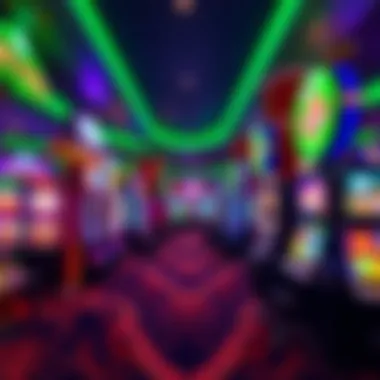 Vibrant Gaming Floor at Lucky Creek Casino Gaming floor inside Lucky Creek Casino