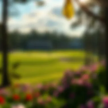 A Glimpse of the Masters Course Golf course view during the Masters