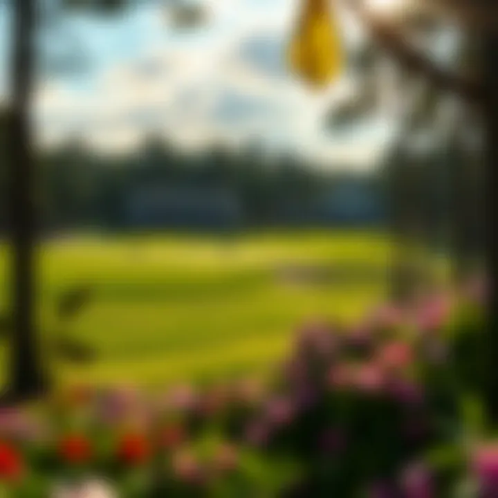 A Glimpse of the Masters Course Golf course view during the Masters