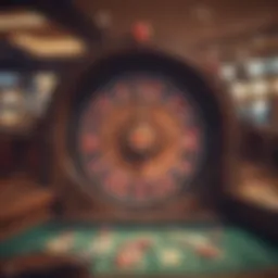 A virtual casino environment showcasing no deposit bonuses