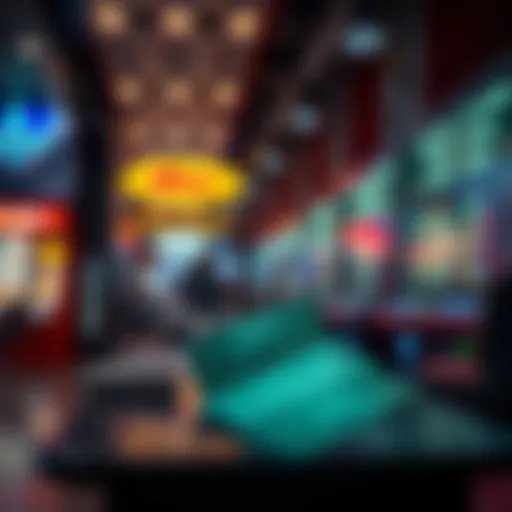 Conceptual representation of digital lottery transactions