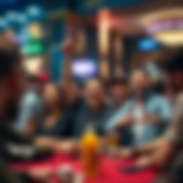 Celebrating Community in WPT A diverse group of players celebrating a significant win, reflecting the community spirit of WPT play clubs.