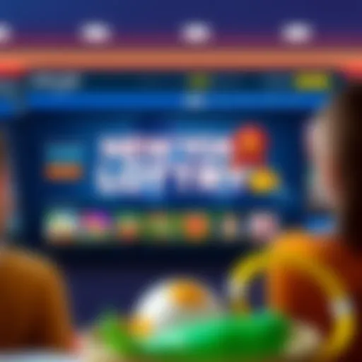 Overview of the New York Lottery homepage showcasing various games