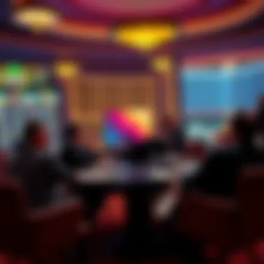 Corporate meeting illustrating strategic planning in the gaming industry