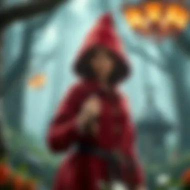 Exciting Bonus Rounds in Red Riding Hood Slot An engaging depiction of the various bonus rounds available in the Red Riding Hood slot game.