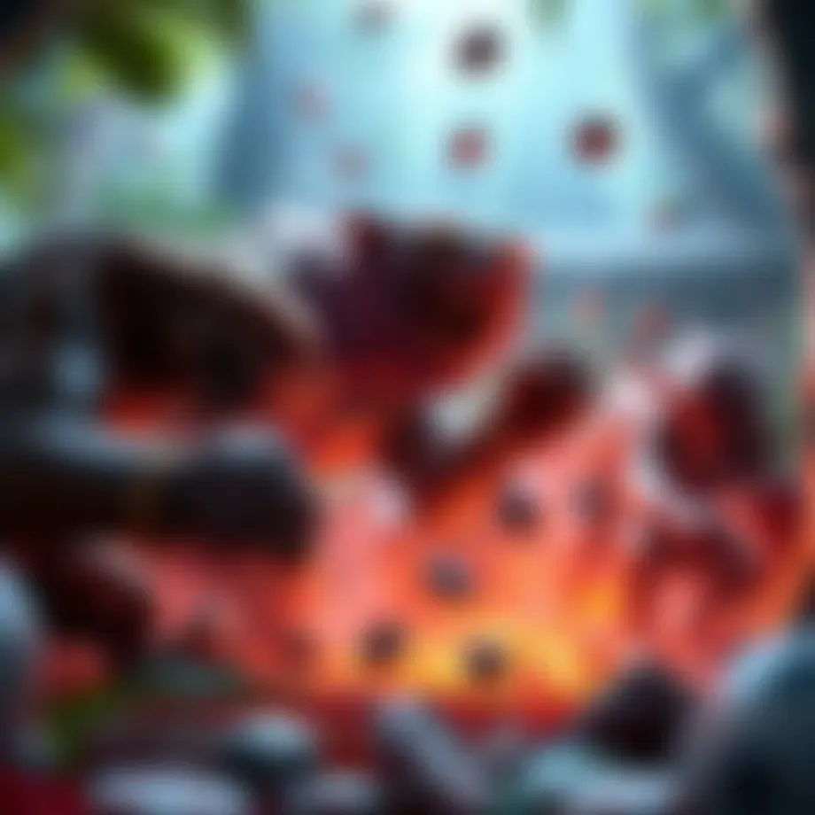 Dynamic gameplay scene from Rumble in the Jungle
