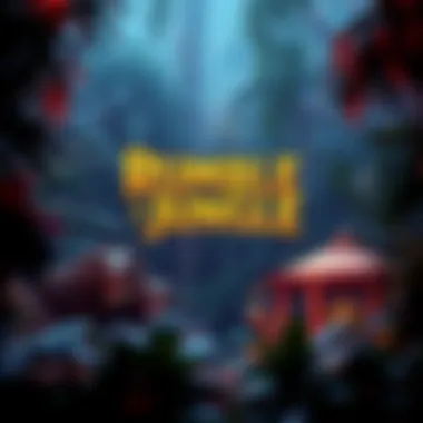 The thematic backdrop of the jungle setting