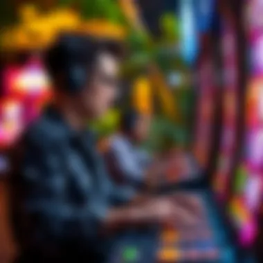 A strategic player analyzing the game