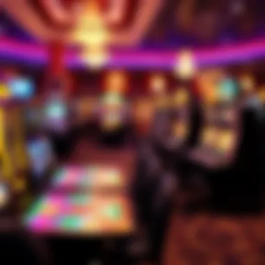 Exciting Gaming Options Await at San Manuel Casino An array of gaming tables featuring vibrant layouts and excitement