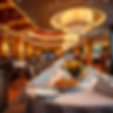 Culinary Delights at Sky Mountain Casino Elegant dining area showcasing culinary delights