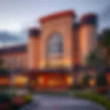 Exterior view of Sonoma Casino Resort showcasing its elegant architecture