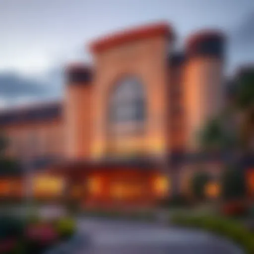 Exterior view of Sonoma Casino Resort showcasing its elegant architecture