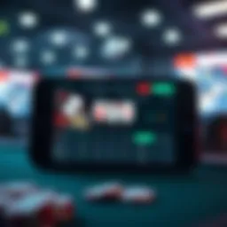 User interface of a modern sportsbook poker app