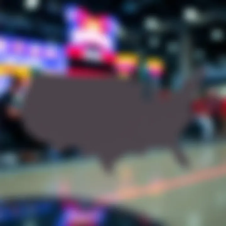 Map of the United States highlighting states with FanDuel availability