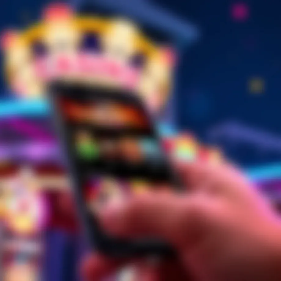 User interface of the Station Casinos mobile app showcasing gaming options