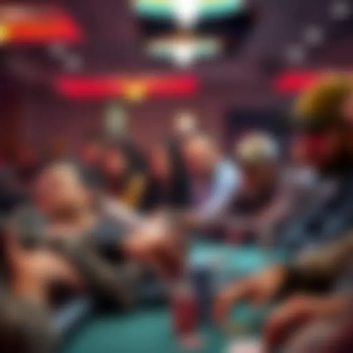 Diverse Experiences in Texas Poker Tournaments Diverse group of players enjoying a Texas poker tournament experience