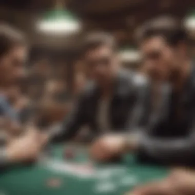 Illustration of three betting strategy in poker