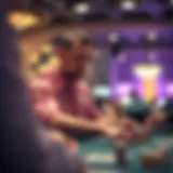 Jeff Gross at a poker tournament, showcasing skill