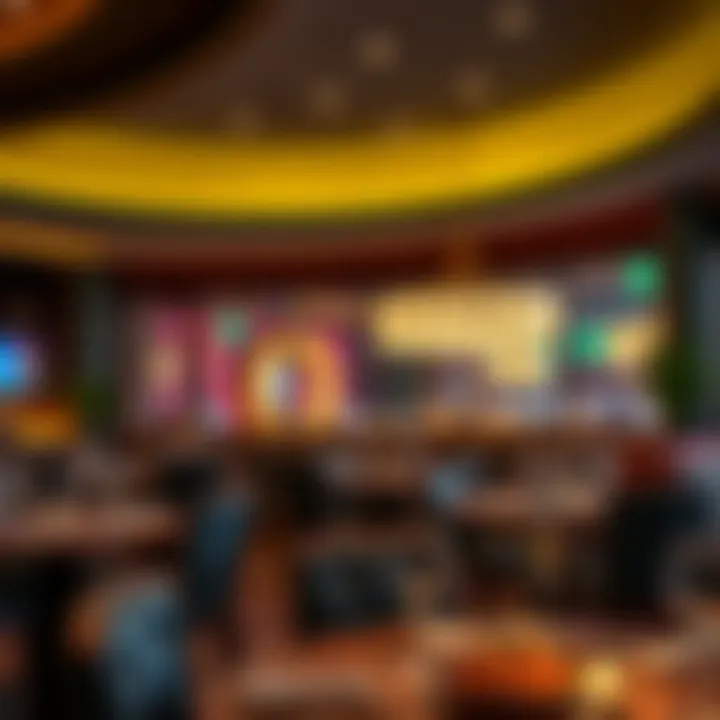 Elegant dining setting within The Jack Casino Cleveland highlighting culinary offerings