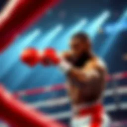 Yordenis Ugas in the ring showcasing his fighting style