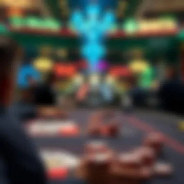 Psychological Aspects of Blackjack Gameplay Visual representation of the psychological effects of blackjack gameplay