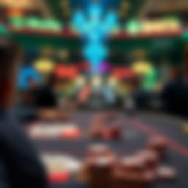 Psychological Aspects of Blackjack Gameplay Visual representation of the psychological effects of blackjack gameplay