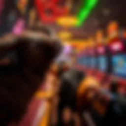 A dynamic buffalo betting scene showcasing excitement and engagement