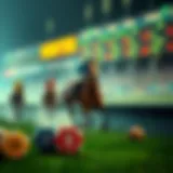 Illustration depicting various types of horse betting odds