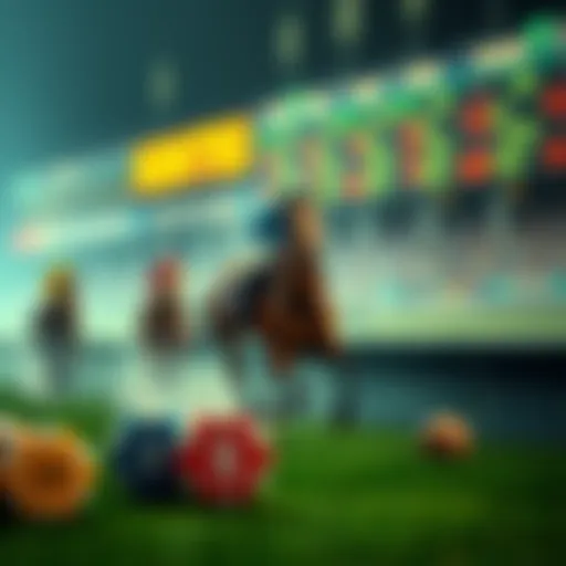 Illustration depicting various types of horse betting odds
