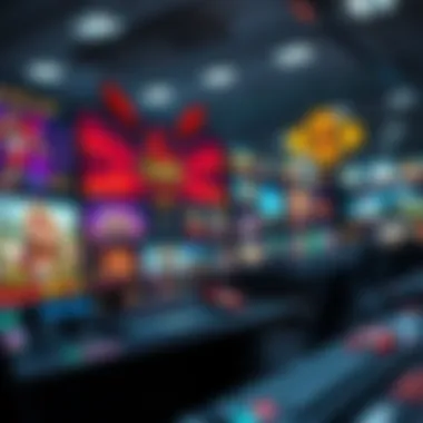 Diverse Online Gaming Options An online gaming platform displaying various games